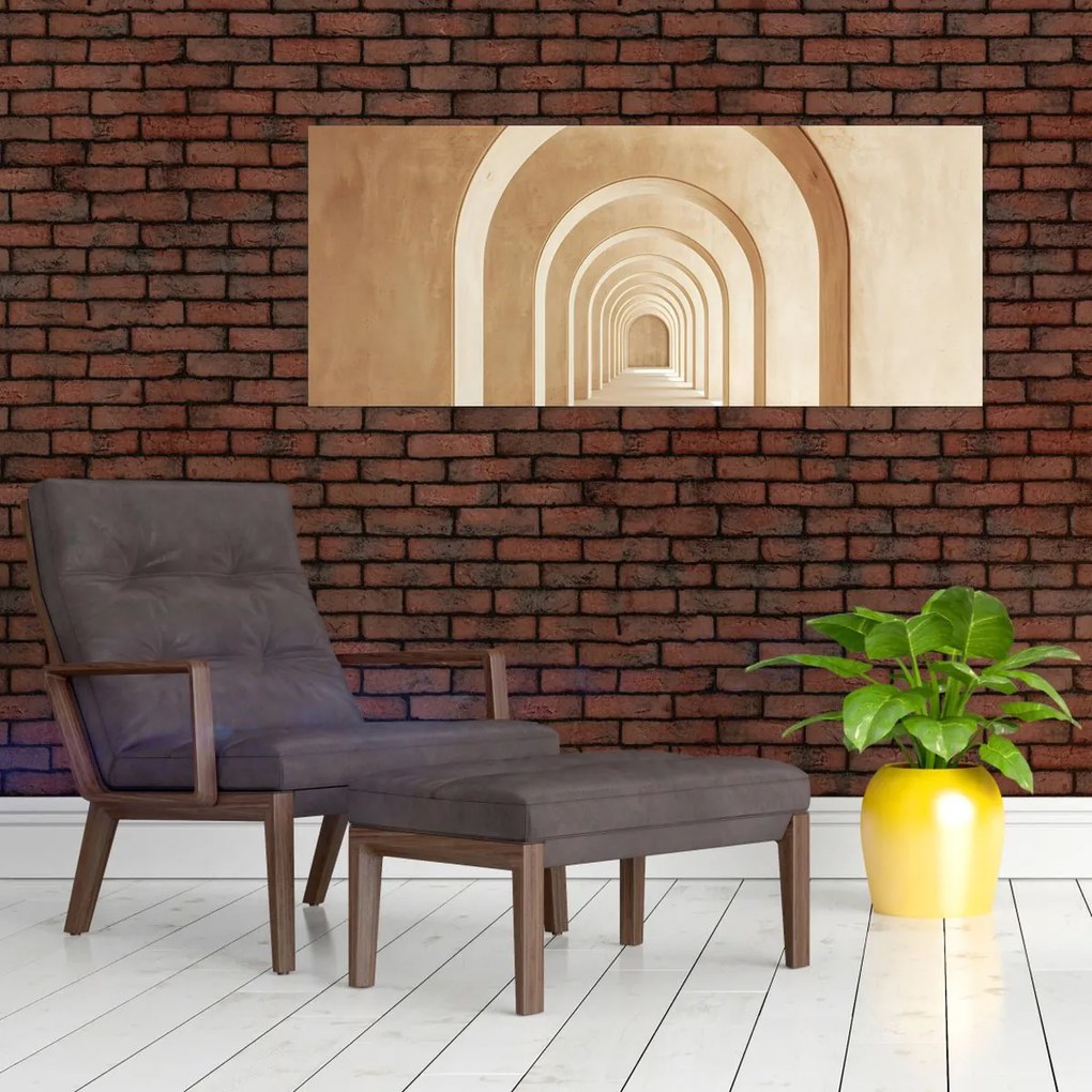 Kép - Bézs átjáró (120x50 cm)