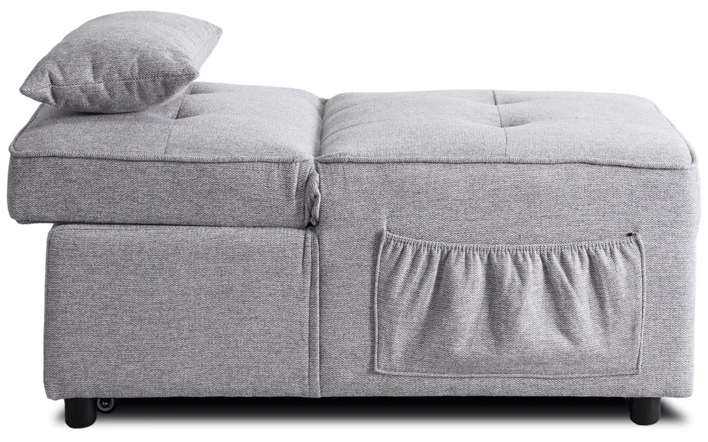 Ágyazható Fotel Szürke Színben. IBERIS 67 cm