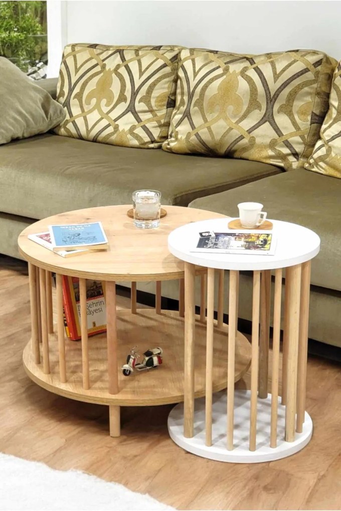Peka-Set108 - Sapphire Oak, White
