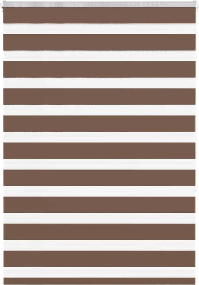 vidaXL zebrafüggönnyel barna szövetszélesség 100,9 cm poliészter
