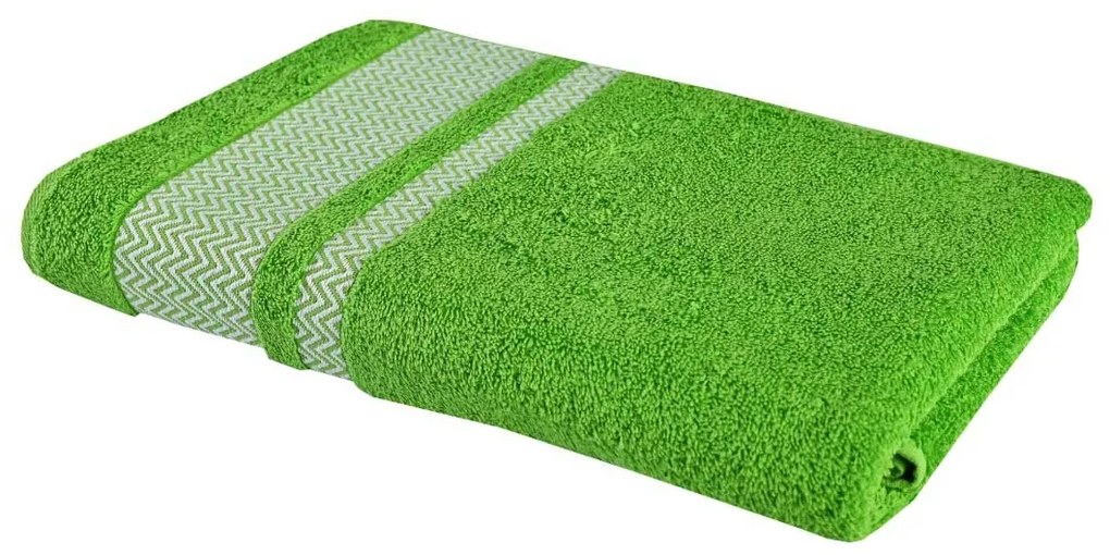 EMI Ates zöld pamut fürdőlepedő 70x140 cm