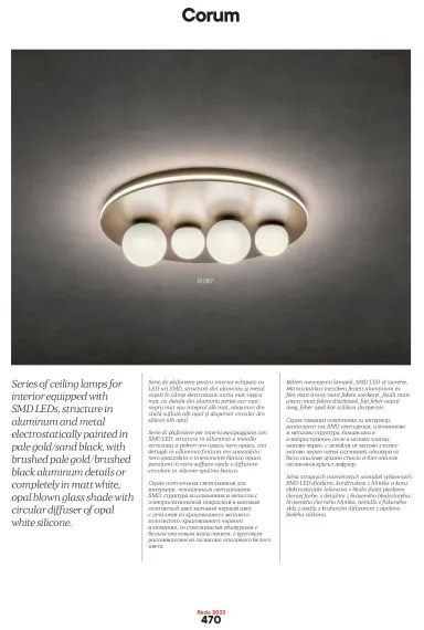 Redo 01-2657 - CORUM LED mennyezeti lámpatest LED/48W/230V 3000K CRI 90 fehér