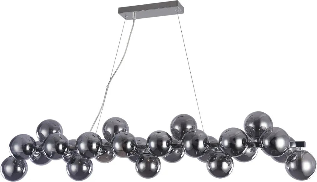 Italux CABELLA PND-5252-A-25-CH+SMK Függőlámpa 25x28W/G9 IP20