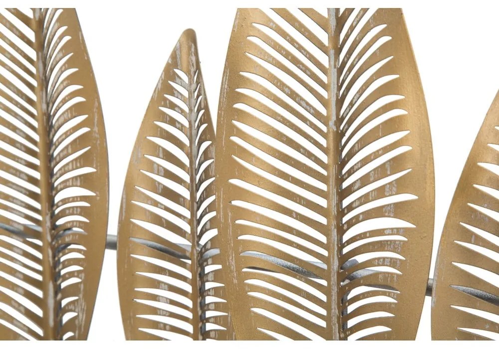 Aranyszínű fém fali fogas Long Leaf – Mauro Ferretti