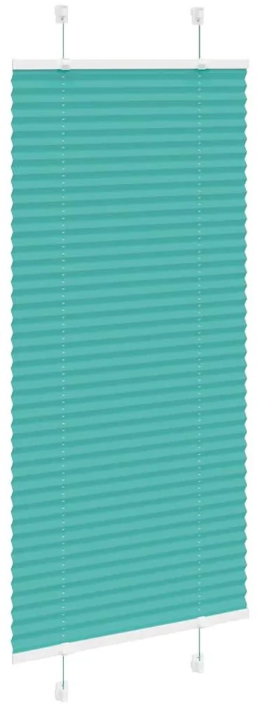 pliszírozott redőny Benzinzöld 65x150 cm szövetszélesség