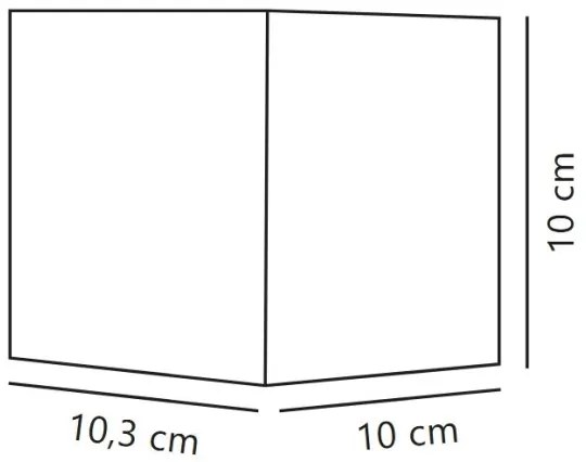 Nordlux - LED kültéri fali lámpatest MILDA LED/4,9W/230V IP44 fekete