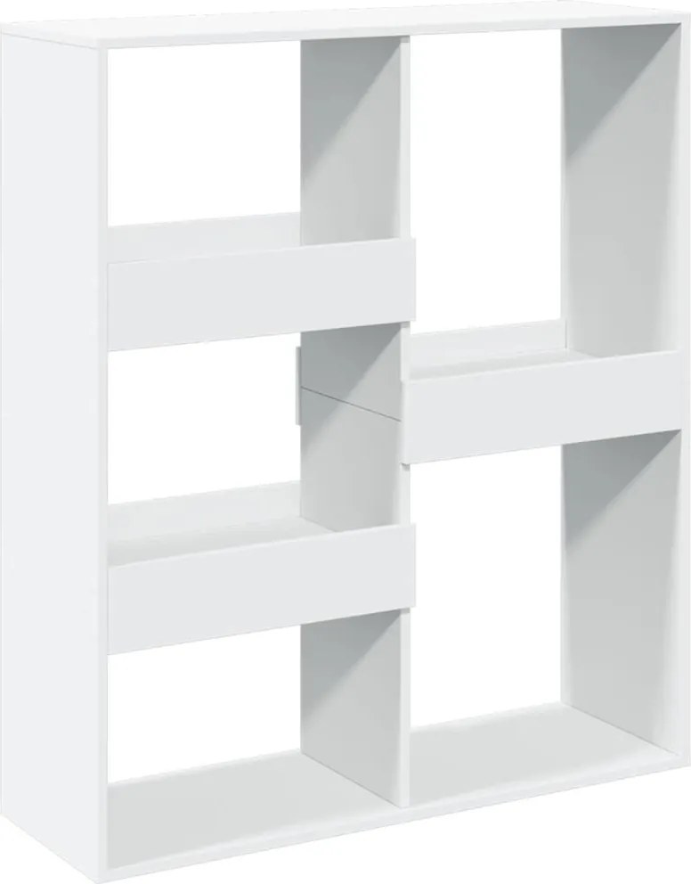 vidaXL fehér térelválasztó könyvszekrény 100 x 33 x 115 cm