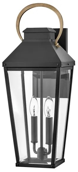 Hinkley HK-DAWSON-L - DAWSON L kültéri fali lámpatest, 2xE14/40W/230V, IP44