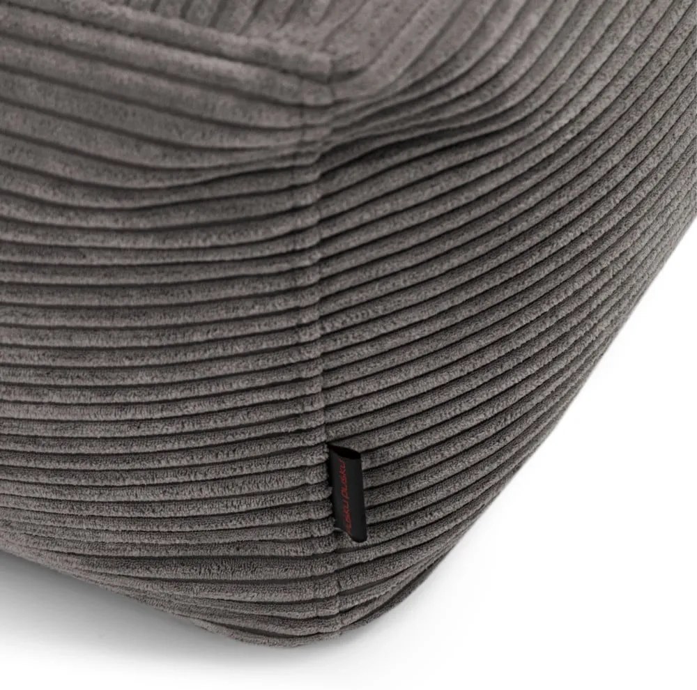 Mustársárga kordbársony babzsákfotel Softbox MooG – SLOWDOWN