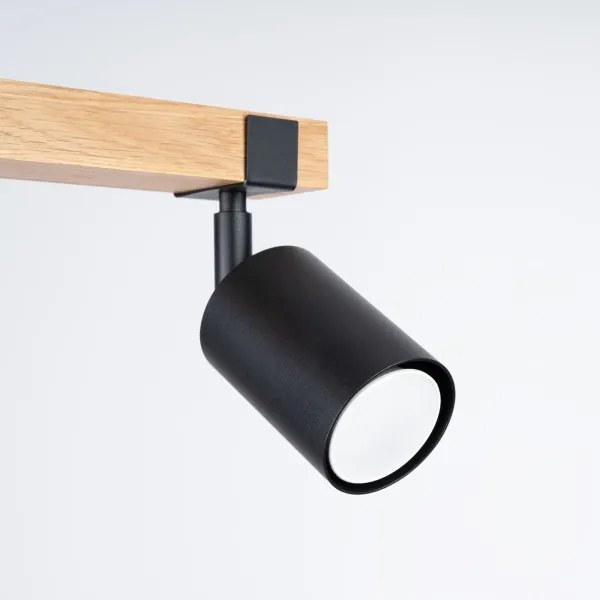 Sollux SL.1344 - Spotlámpa FAGER 2xGU10/10W/230V fekete