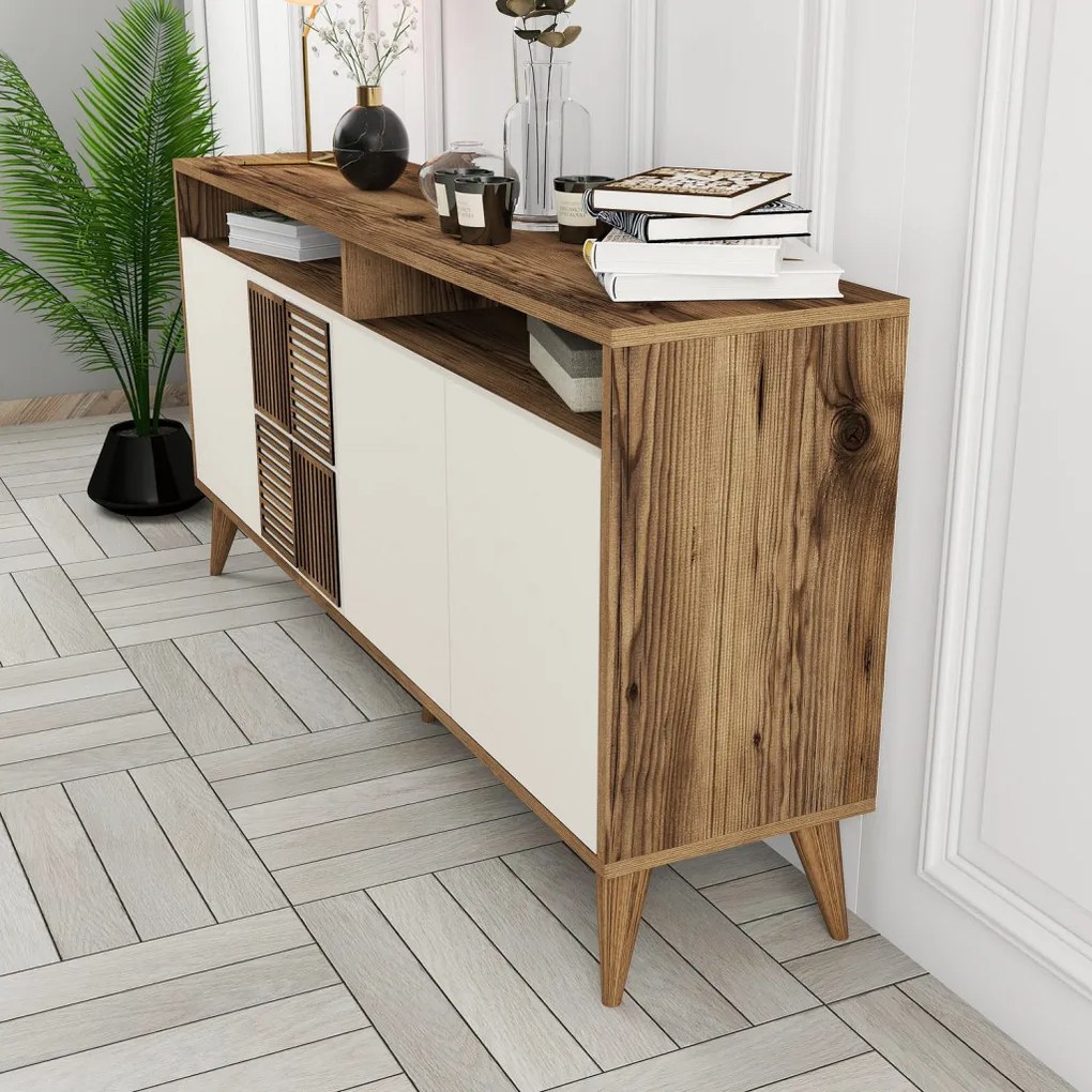 Milan 160 - Walnut, Cream