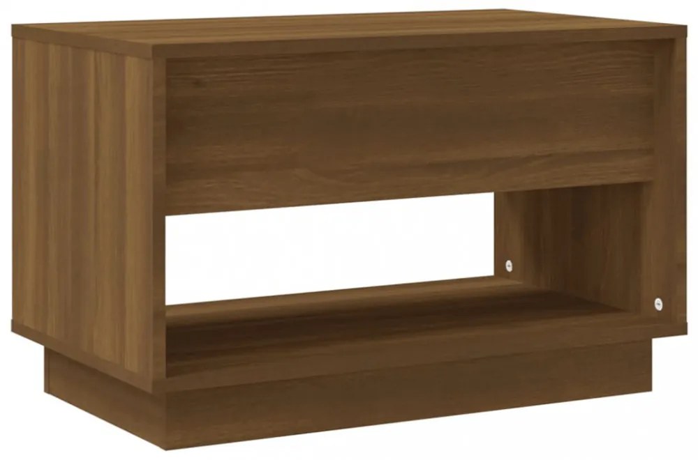 barna tölgy színű szerelt fa TV-szekrény 70x41x44 cm