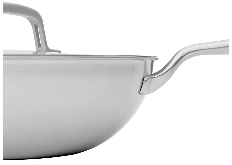 Wok rozsdamentes acél serpenyő fedővel ø 30 cm Lucca 3.0 – FABINI