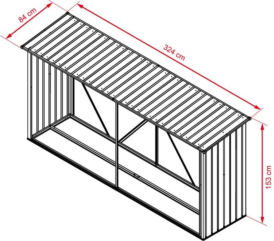 Avenberg BALTIC JUMBO Fatároló - Antracit