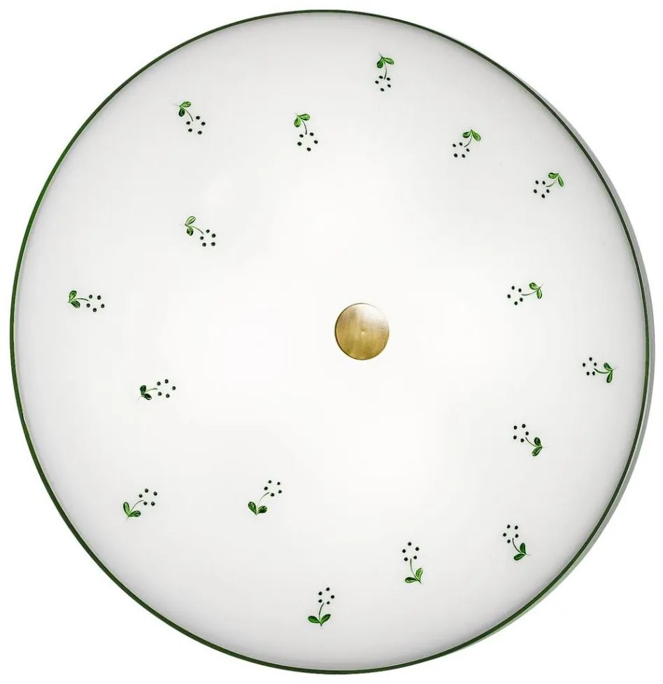 Kolarz 731.U14.4.21-Mennyezeti lámpa NONNA 4xE27/60W/230V átm. 54 cm zöld/réz