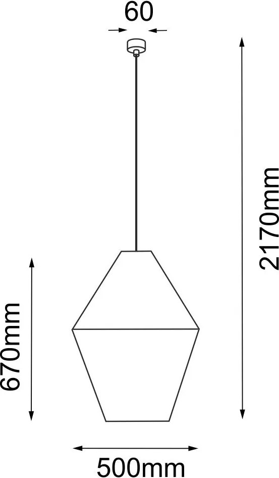 Antigo Hagata 5128 Függőlámpa 1x60W/E27 IP20