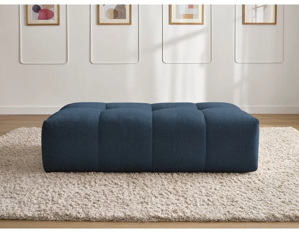 Sötétkék zsenília lábtartó Everest – Bobochic Paris