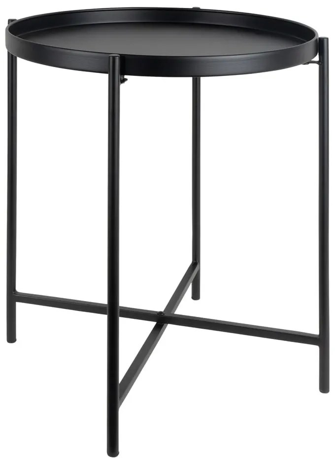 Fém kerek tárolóasztal ø 40 cm Meseta – Leitmotiv