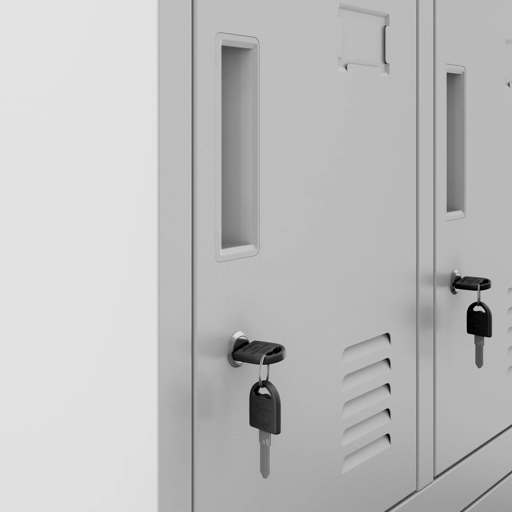 ROBERT 2 Plus dupla rekeszes öltözőszekrény 559 x 1720 x 450 mm