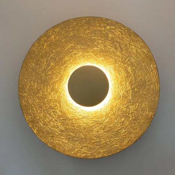 LED fali lámpa SOLE LED/16W/230V átm. 65 cm arany