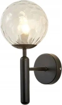 Stick modern fali lámpa fekete 32 cm