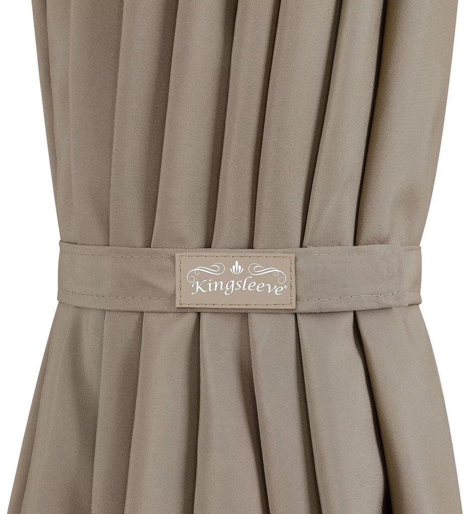 Kingsleeve® Kerti napernyő Ø300 cm - taupe