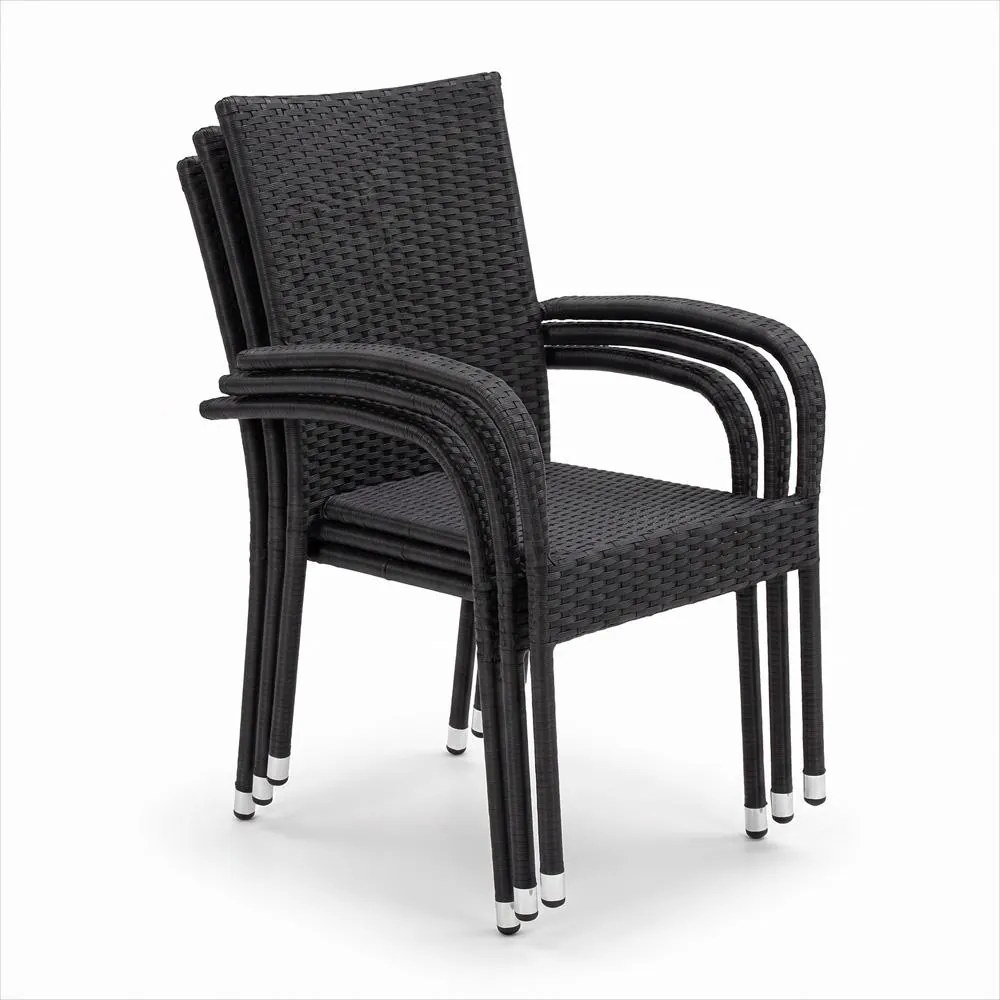 PARIS Kerti rattan szék szett - 2 db