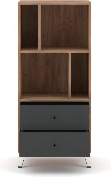 BILBAO REGAŁ BL07 2S CRAFT TOBACO/GRAFIT