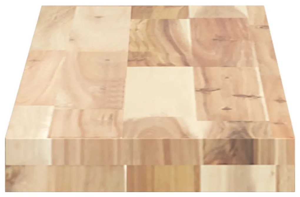 2 db kezeletlen tömör akácfa függőpolc 100 x 20 x 4 cm