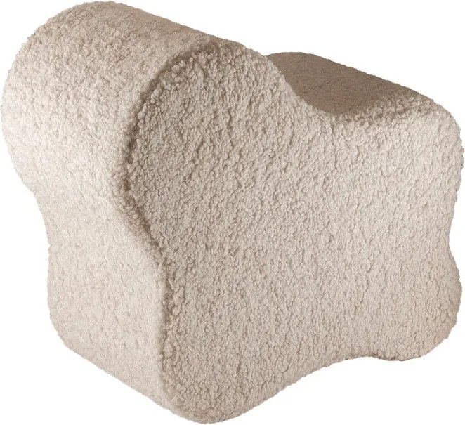 Világosbarna buklé gyerek puff Cloud – Wigiwama