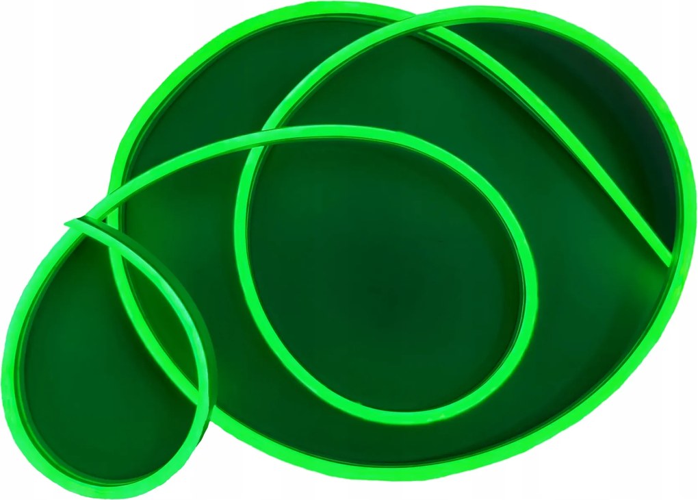 Neon Led Zöld egyoldalas 8x16 Flex 12V 1m