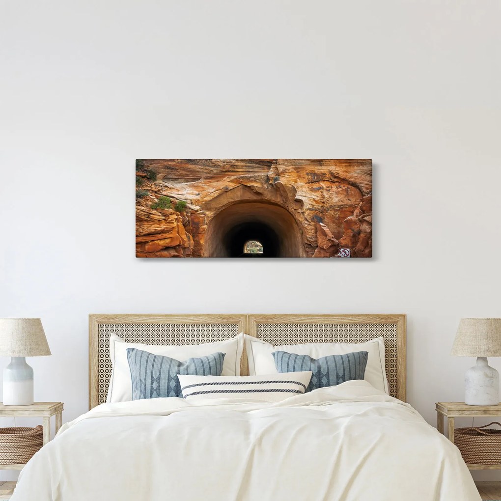 Kép - alagút a sziklaban (120x50 cm)