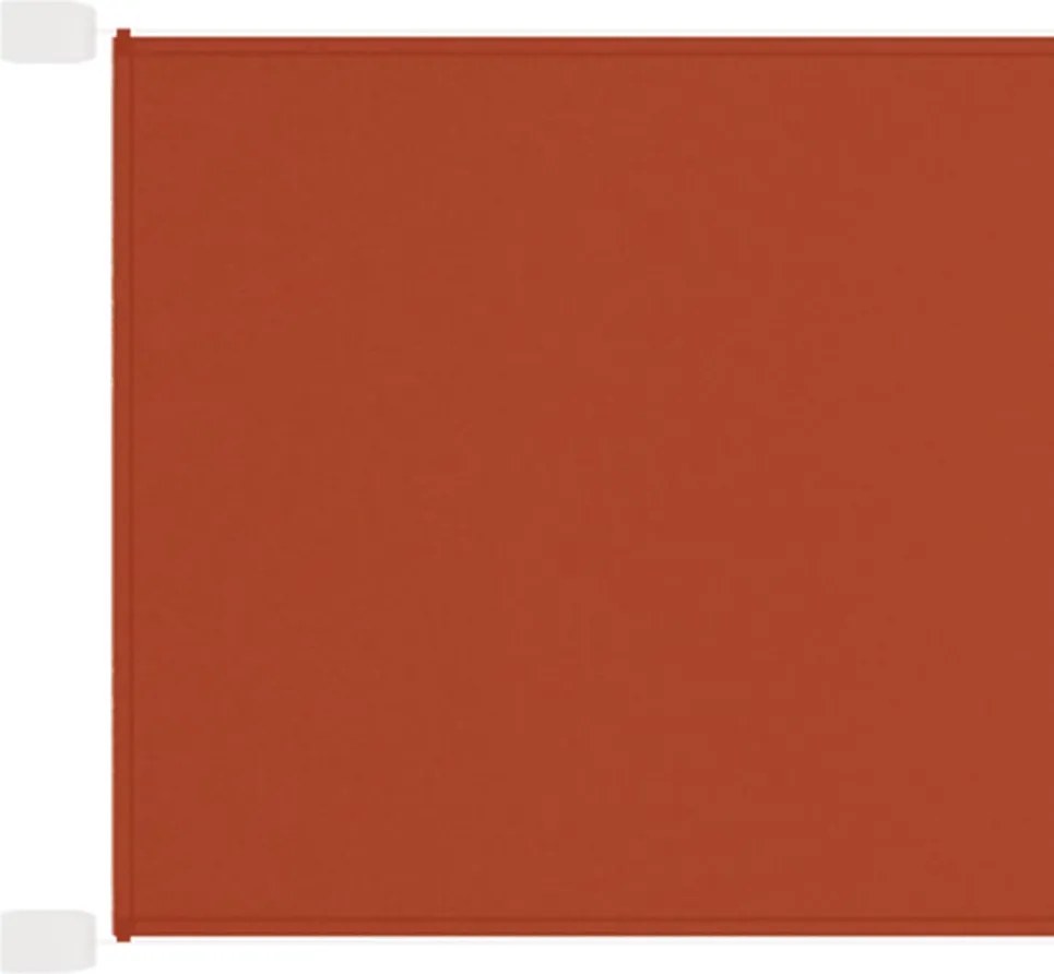 vidaXL terrakotta oxford-szövet függőleges napellenző 140x360 cm