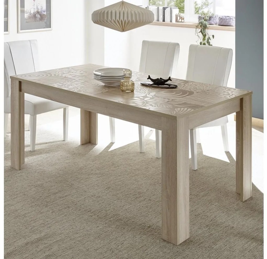 Bővíthető étkezőasztal ARIA, sonoma tölgy