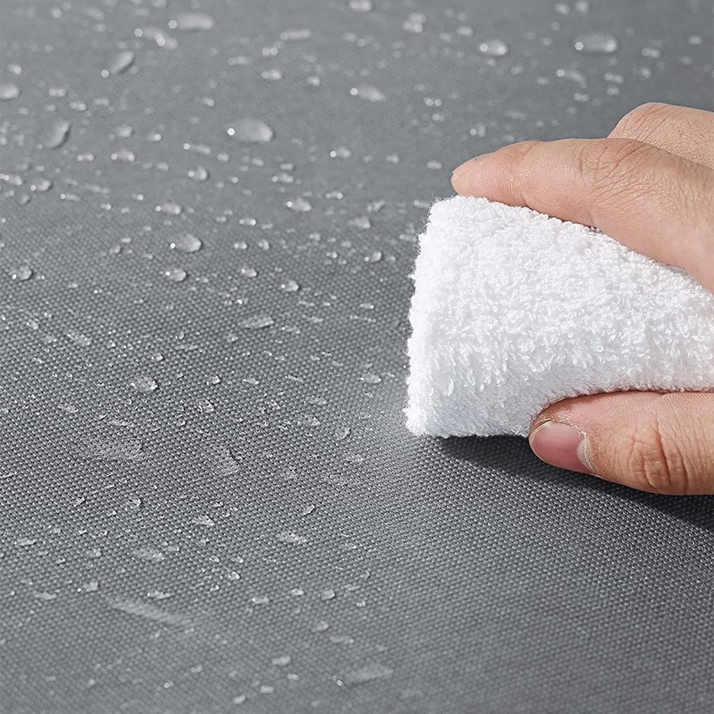 Összecsukható szövet ruhásszekrény, mobil gardrób, 88x45x 70 cm, szürke