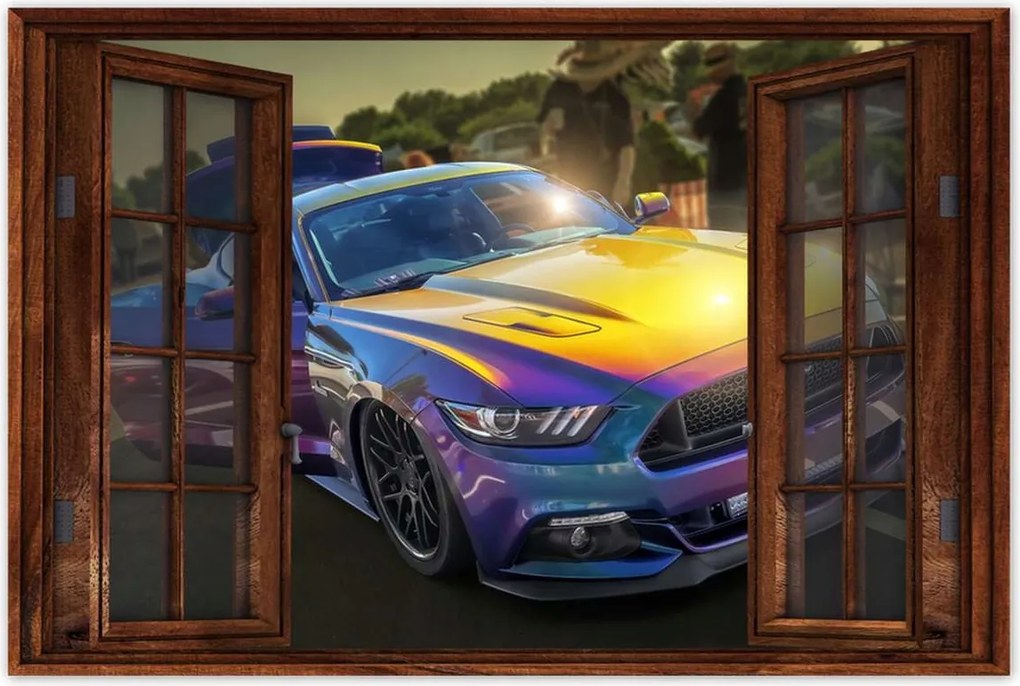 Poszter 60x40 Ford Mustang Gt Bestia