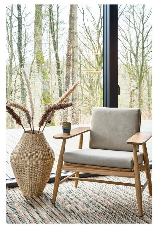 Natúr színű magas váza Varel – Villa Collection