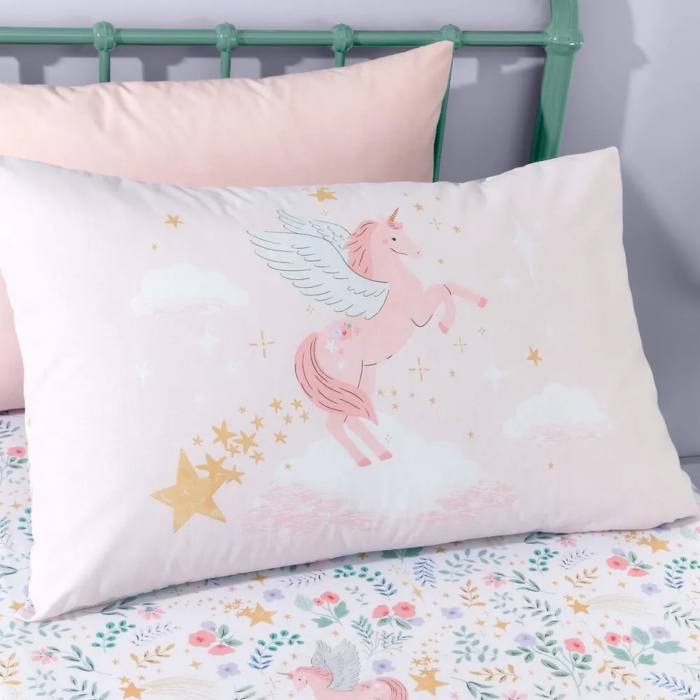 Egyszemélyes gyerek ágyneműhuzat 135x200 cm Fairytale Unicorn – Catherine Lansfield