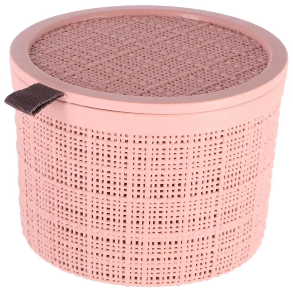 Curver Tárolókosár JUTE XS, rózsaszín