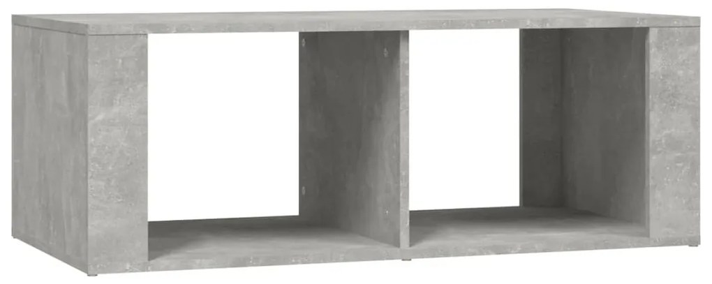 Betonszürke szerelt fa dohányzóasztal 100x50x36 cm