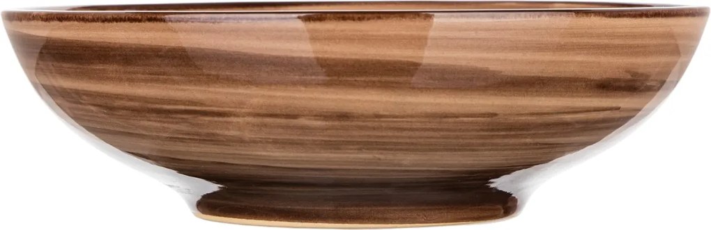 Banquet 6 db mély tányér szett Palas 18 cm, barna