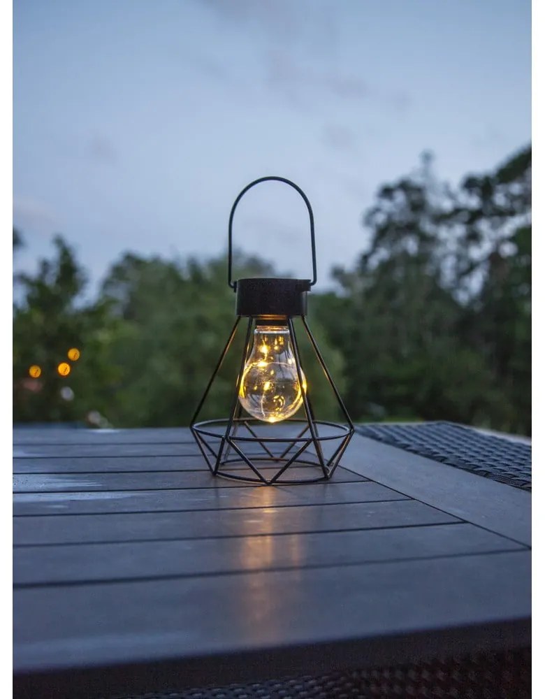 Eddy fekete LED lámpás, magasság 15,5 cm - Star Trading