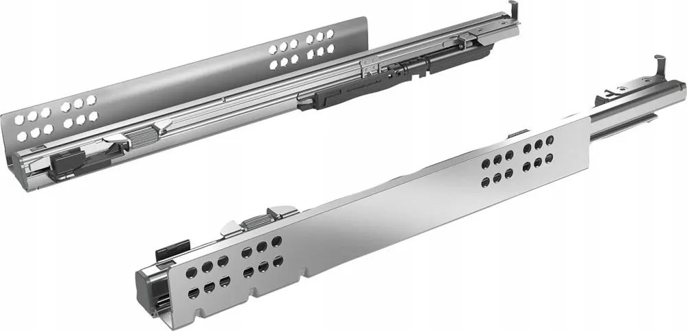 Fiókvezetők 280 mm-es Quadro V6 kihúzható kivitelben Silent System Hettich rendszerrel
