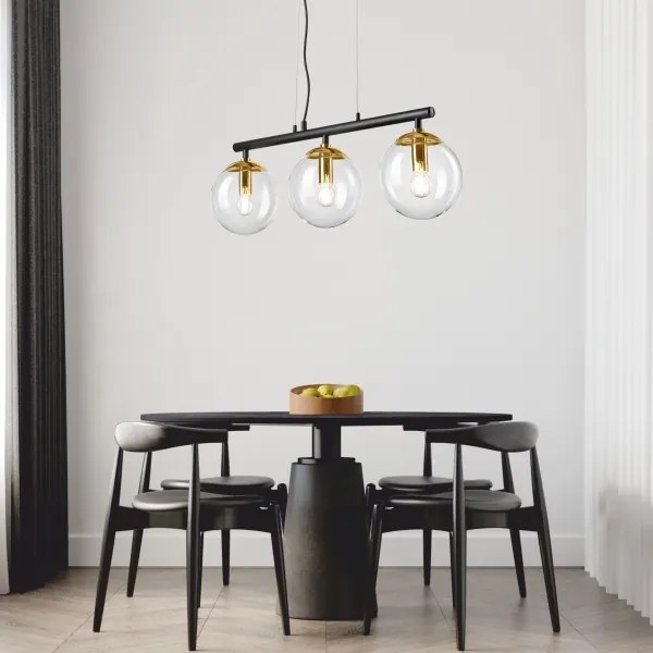 Csillár zsinóron ELOISE 3xE14/15W/230V