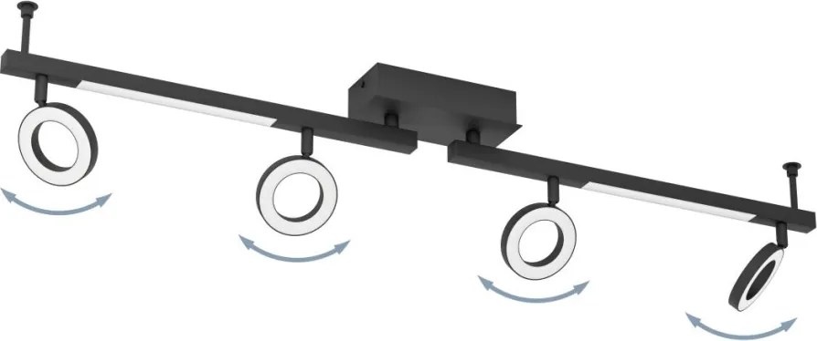Eglo CARDILLIO 2 900516 Spotlámpa 6x3,3W/LED 3000K 1600LM, 720LM IP20