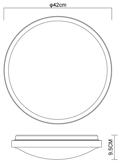 Globo 41766-24 - LED Mennyezeti lámpa SAMMI LED/24W/230V 3000/4500/6000K