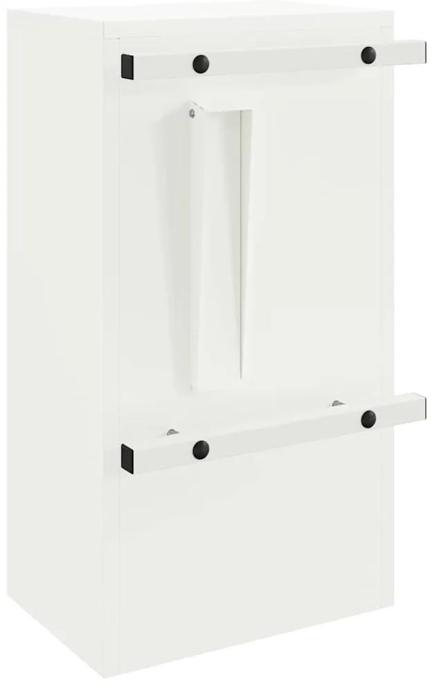 postaláda Fehér 30 x 23 x 55 cm Acél