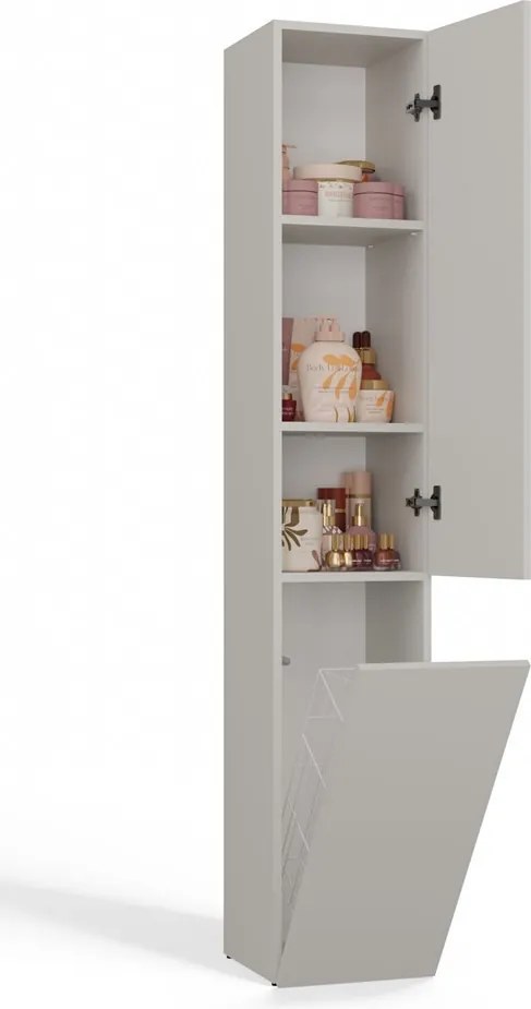 Nel IV fürdőszoba szekrény, 31x174x30 cm, kasmír