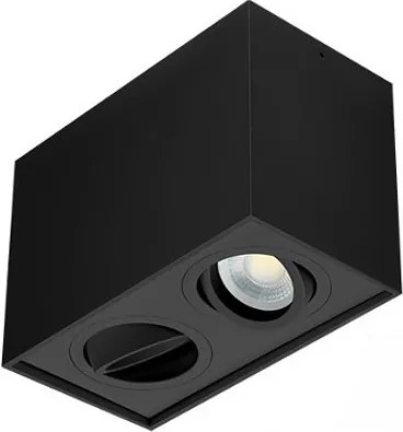 Mennyezeti lámpatest GU10 mozgatható Fekete Spectrum