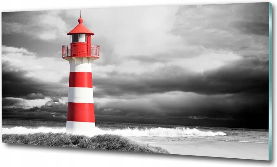 Fotó kép edzett üveg Köd az erdő felett 100x70